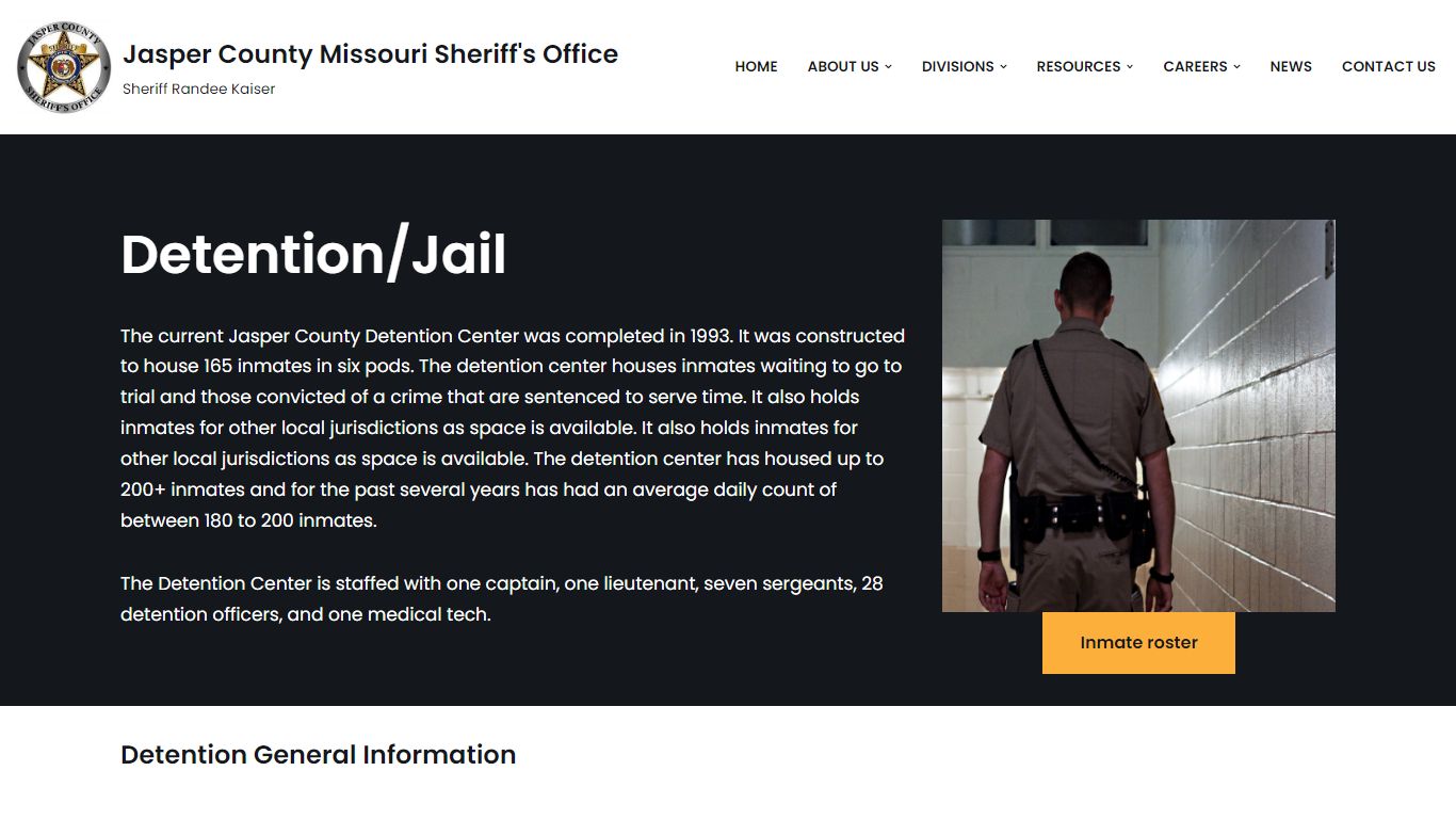 Detention/Jail – Jasper County Missouri Sheriff’s Office